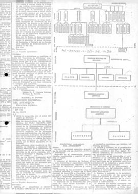 Argentina, Decree 136 establishing structure of the National Antarctic Directorate