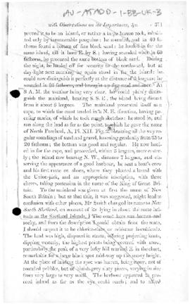 Great Britain, Account of William Smith, Master of the brig "Williams," taking possessi...