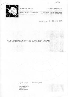 Twenty-first Antarctic Treaty Consultative Meeting (Christchurch) Working paper 12 "Contamin...