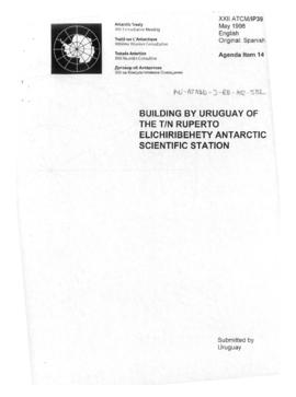 Twenty-second Antarctic Treaty Consultative Meeting (Tromsø) Information paper 39 "Building ...