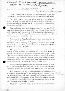 Alberto Luis Quaranta "El sexto continente: apuntes para el estudio de la Antártida Argentin...