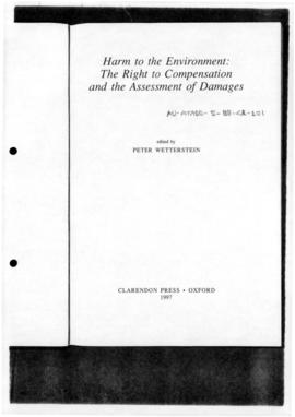 Peter Wettenstein "Proprietary or possessory interest: A Conditio Sine Qua Non for claiming ...