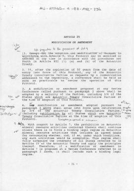 Eleventh Special Antarctic Treaty Consultative Meeting, fourth session (Madrid), working paper. D...