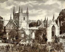 Ruins of church at Port Arthur