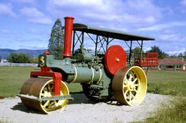 Aveling & Porter steam roller at Latrobe playground 1966