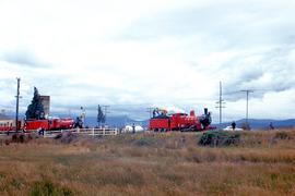 Centenary engine taking coal