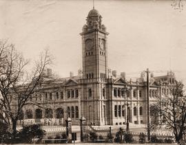 Hobart GPO before installation of clock in tower