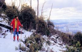 Skiing on Milles Track