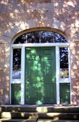 Front door of Sherwood at Hollow Tree