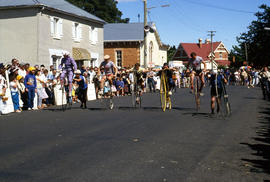 Penny farthing relay at Evandale