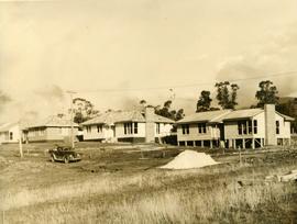 Several houses under construction