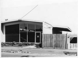 Glass fronted building, viewed from street