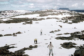 Skiers on Ben Lomond