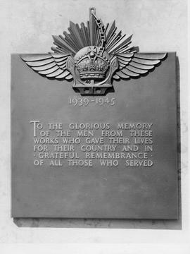 Memorial plaque