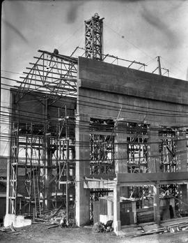 Concrete framework of new building at E.Z. Co. Zinc Works