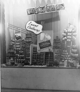 Display of Cadbury items