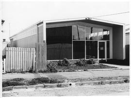 Glass fronted building