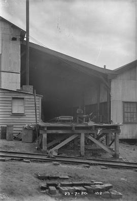 Loading bay at E.Z. Co. Zinc Works