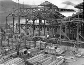 Looking north to cell room extension at E.Z. Co. Zinc Works