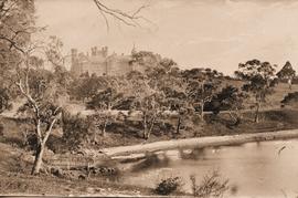 Government House in Hobart, viewed from the river, across Rose Bay