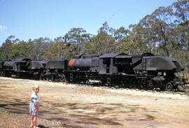 A5 Garratt steam locomotive at Conara Junction