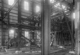 Workers pause for photo inside new building at E.Z. Co Zinc Works 1924