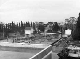 Demolished building