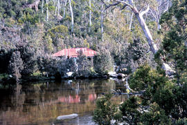 Bushwalker near Mount Lord