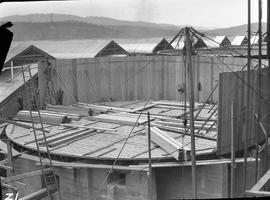 Construction of pure solution tank at E.Z. Co. Zinc Works