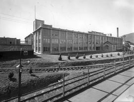 Cadbury Building and Train Tracks