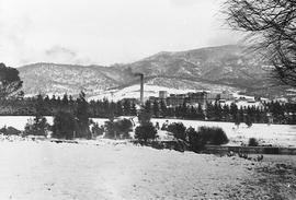 Snow at the Cadbury Factory