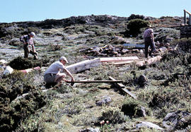 Assembling hut at K Col