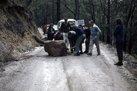 Boulder blocks Storeys Creek Rd 1964