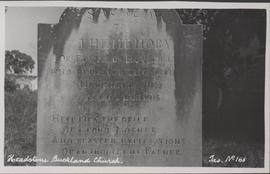 Gravestone at Buckland church