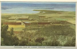 Panorama from Mt. Rumney towards Cambridge Airport