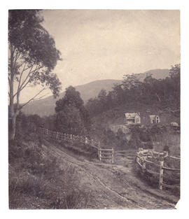 Caretakers house on dam of the reservoir