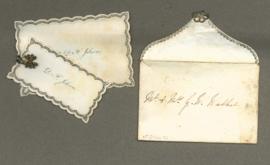 Wedding cards in envelope