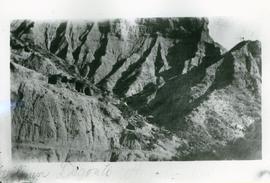 Gun dugouts in the mountains