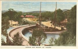 Bridge and wharf, St. Helens