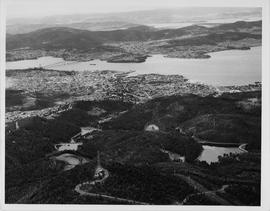 Aerial view of the Ridgeway Reservoir