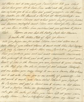 5 Mar 1821 - Ann Johnston to cousin John Meredith