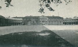 Photograph of a front view of the Ackworth School