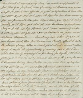 3 Dec 1820 - Ann Johnston to cousin John Meredith