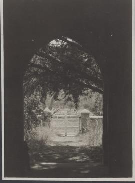 Arched  doorway,  looking  out