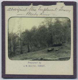 Plenty River, Van Diemen's Land, Tasmanian Aboriginal Stone Implement Quarry