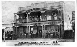 View of the Central Hotel, Zeehan, Tasmania