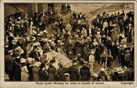 North Lyell - waiting for news at the mouth of the tunnel