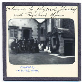 Entrance to physical laboratory & registrars office, University of Tasmania, Queen's Domain, ...