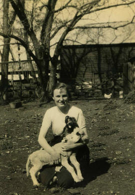 Marjorie Pearsall in her late teens