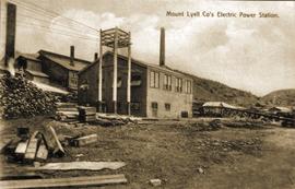 View of Mount Lyell Co's Electric Power Station, Queenstown Tasmania